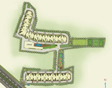 Master Plan in 3 BHK Apartment at SNN Raj High Gardens, Hosur Road – for Sale