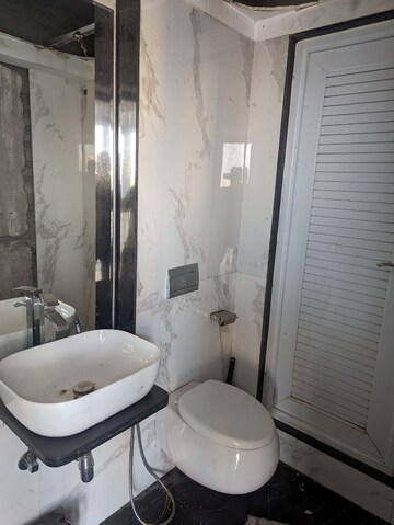 Bathroom in 3 BHK Apartment at Omkar Veda Exclusive, Parel – for Rent