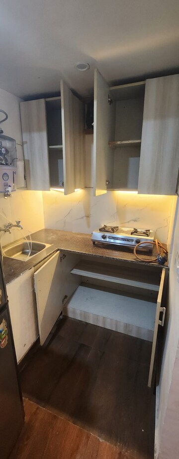 Kitchen in 1 RK Builder Floor at Ansal Royale Casa, Sector 55 – for Rent