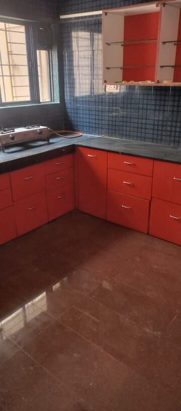 Kitchen in 3 BHK Apartment at Shreeji Paradise, Aundh – for Rent