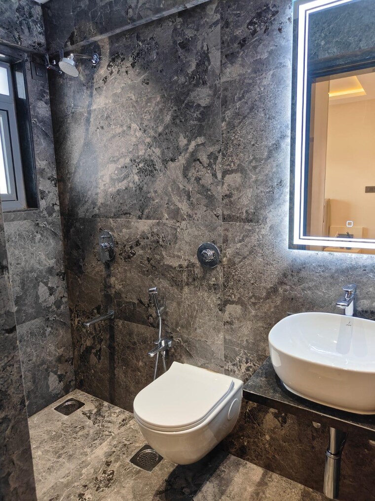 Bathroom, roswalt-raya 2 Bedroom 747 Sq.Ft. Apartment In Chembur Mumbai 9093999