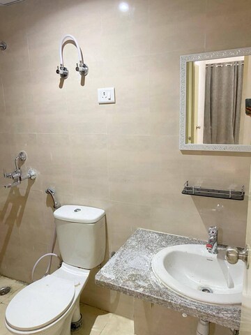 Bathroom in 2 BHK Apartment at Galaxy North Avenue ll, Gaur City 2 – for Rent