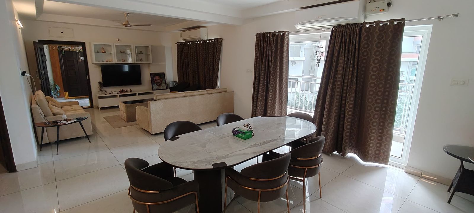 3 BHK + Pooja Room Apartment For Rent in Lansum Etania