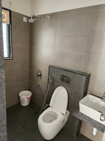 Bathroom in 2 BHK Builder Floor at Rohan Prathama, Hinjewadi – for Rent