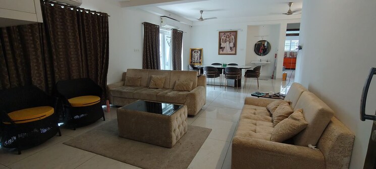 Living Room, lansum-etania 3 Bedroom 1890 Sq.Ft. Apartment In Gachibowli Hyderabad 9094044