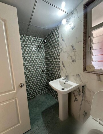 Bathroom in 3 BHK Apartment at Avon Vista, Balewadi – for Rent