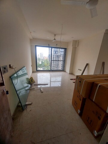 Living Room in 3 BHK Apartment at S Raheja Panorama, Santacruz West – for Rent