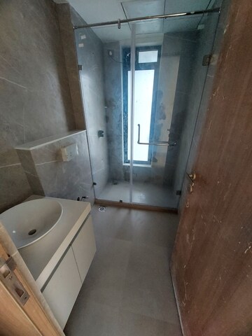 Bathroom in 3 BHK Apartment at S Raheja Panorama, Santacruz West – for Rent