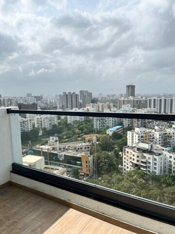 Balcony in 2 BHK Apartment at Majestique Signature Towers, Balewadi – for Rent
