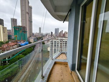 Balcony in 2 BHK Apartment at Lotus Lotus Link Square, Malad West – for Rent
