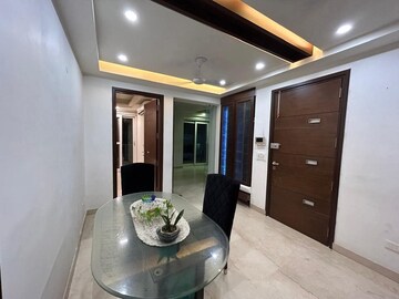 Living Room in 3 BHK Builder Floor at Freedom Fighters Enclave – for Rent