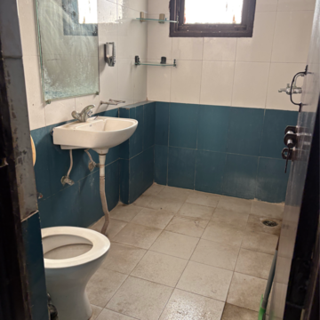Bathroom in 2 BHK Apartment at SRS Residency, Sector 88 – for Rent