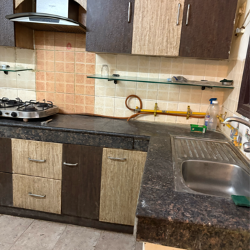 Kitchen in 2 BHK Apartment at SRS Residency, Sector 88 – for Rent