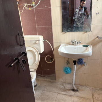 Bathroom in 3 BHK Apartment at SRS Residency, Sector 88 – for Rent