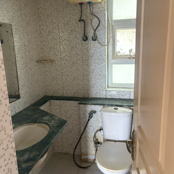Bathroom in 3 BHK Apartment at BPTP The Resort, Mortzapur – for Rent