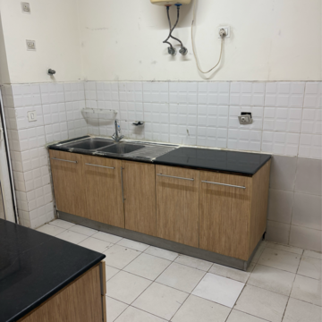 Kitchen in 3 BHK Apartment at BPTP The Resort, Mortzapur – for Rent