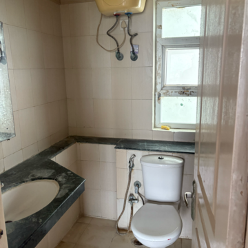 Bathroom in 3 BHK Apartment at BPTP The Resort, Mortzapur – for Rent