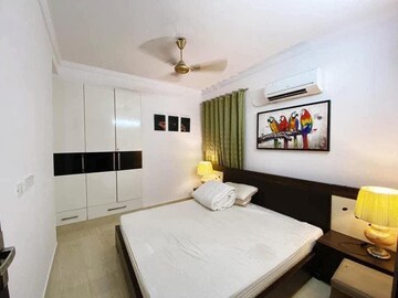 Master Bedroom in 1 BHK Builder Floor at Freedom Fighters Enclave – for Rent