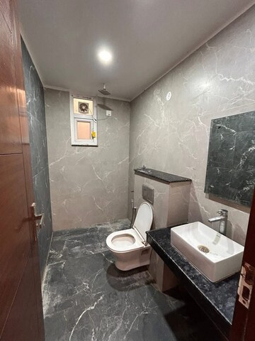 Bathroom in 1 BHK Builder Floor at Freedom Fighters Enclave – for Rent