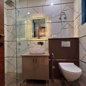 Kitchen in 3 BHK Builder Floor at New Industrial Township 1 – for Sale