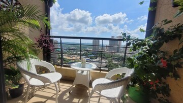 Balcony in 2 BHK Apartment at K Raheja Raheja Residency, Malad East – for Rent