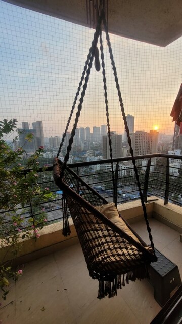 Balcony in 2 BHK Apartment at K Raheja Raheja Residency, Malad East – for Rent