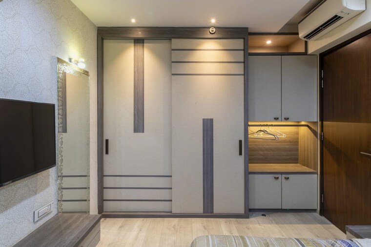 Master Bedroom, one-hiranandani-park 3 Bedroom 1433 Sq.Ft. Apartment In Ghodbunder Road Thane 9094301