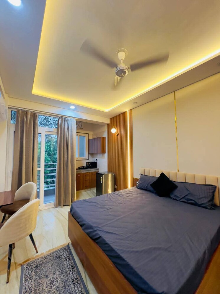 Bedroom, saket Studio 350 Sq.Ft. Builder Floor In Saket Delhi 9094295