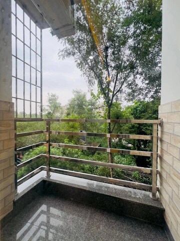 Balcony in Studio Builder Floor at Saket – for Rent