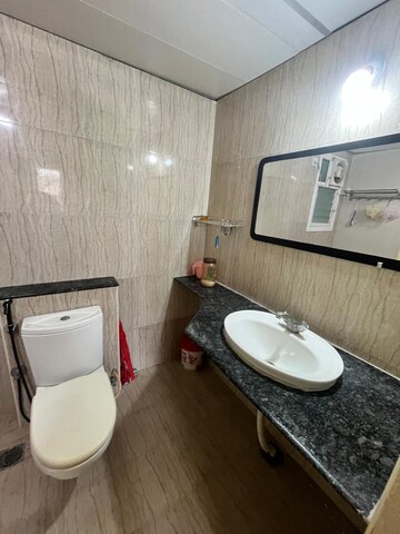 Bathroom in 2 BHK Apartment at Abodh Valmark, Hebbal – for Rent