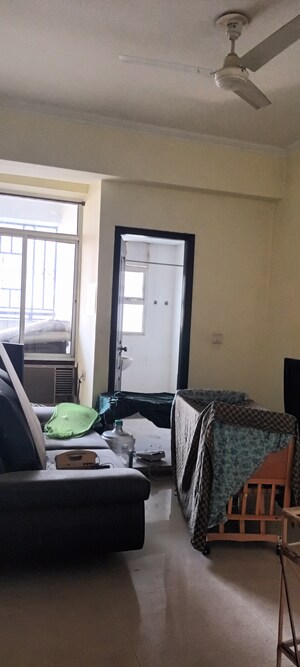 Living Room in 4 BHK Apartment at Ramprastha Coral Heights, Ramprastha Greens – for Sale