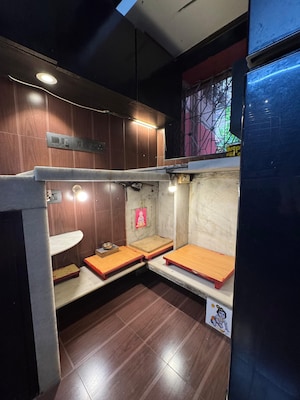 Laundry Area in 1.5 BHK Apartment at Runwal Nagar CHS, Runwal Nagar – for Sale