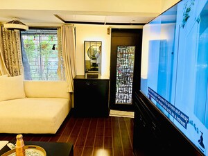 Living Room in 1.5 BHK Apartment at Runwal Nagar CHS, Runwal Nagar – for Sale