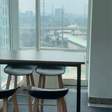 Kitchen in  Office Space at Emaar The Palm Square, Sector 66 – for Rent