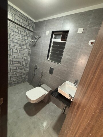 Attached Bathroom in 1 BHK Apartment at Mahavir Square, Manpada – for Rent