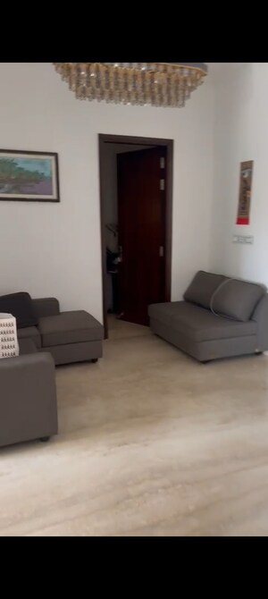 Living Room in 3.5 BHK Builder Floor at Ace Palm Floors, Sector 89 – for Sale