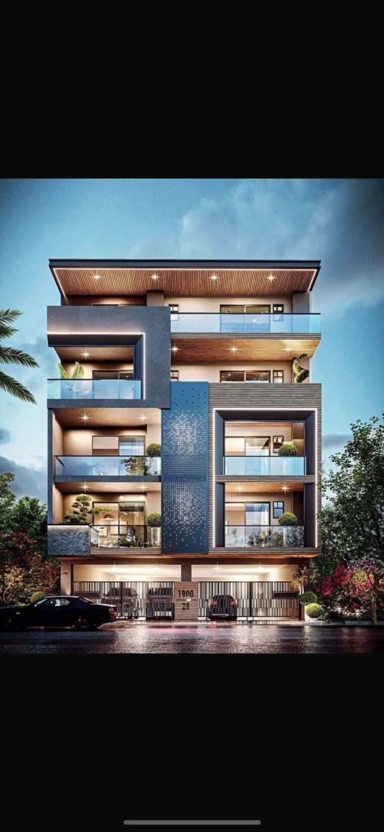 Exterior View, jkg-palm-resort 2 Bedroom 1005 Sq.Ft. Apartment In Raj Nagar Extension Ghaziabad 9094496