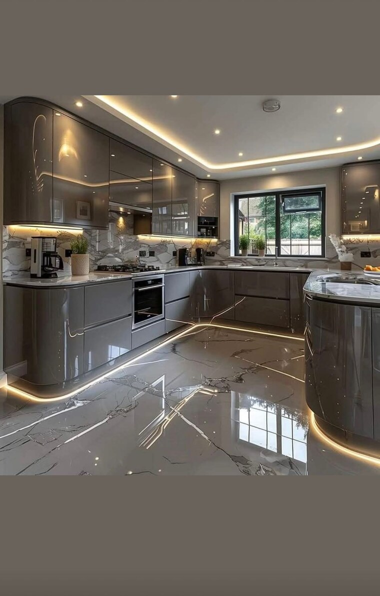 Kitchen, jkg-palm-resort 2 Bedroom 1005 Sq.Ft. Apartment In Raj Nagar Extension Ghaziabad 9094496