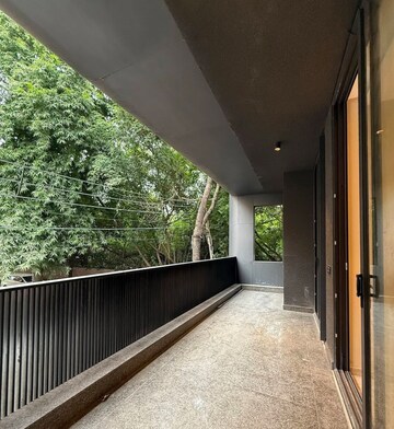 Balcony in 4 BHK Builder Floor at Greater Kailash I – for Rent