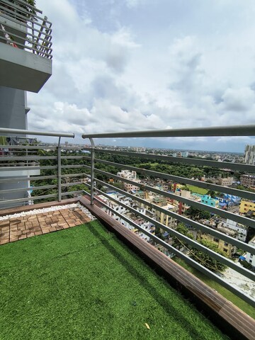 Balcony in 3 BHK Apartment at Sugam Morya, Tollygunge – for Rent