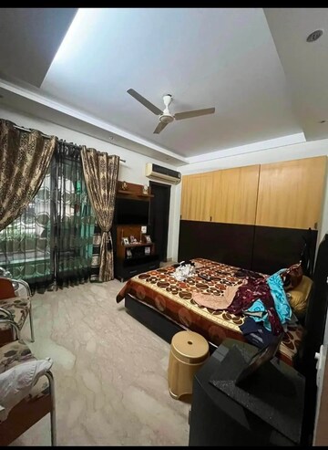 Bedroom in 2 BHK Builder Floor at Freedom Fighters Enclave – for Rent