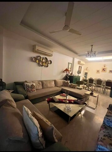 Living Room in 2 BHK Builder Floor at Freedom Fighters Enclave – for Rent