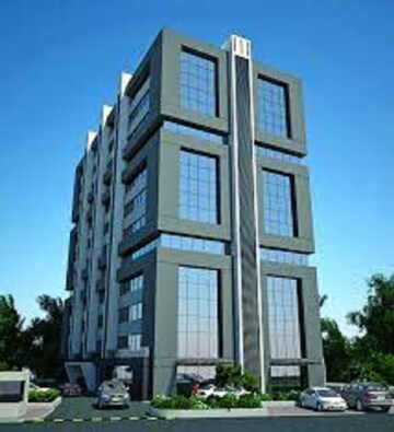  Office Space – Exterior View View at Goyal Synergy Tower, Makarba - for Rent