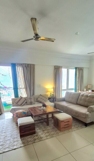 Living Room in 2 BHK Apartment at G Corp The Icon, Thanisandra Main Road – for Rent