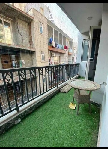Balcony in 1 BHK Builder Floor at Freedom Fighters Enclave – for Rent