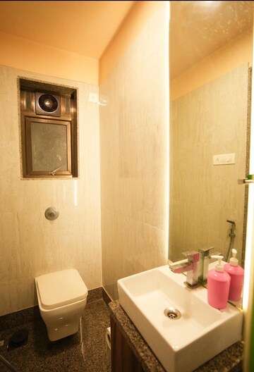Bathroom in 2 BHK Apartment at Bandra West – for Rent