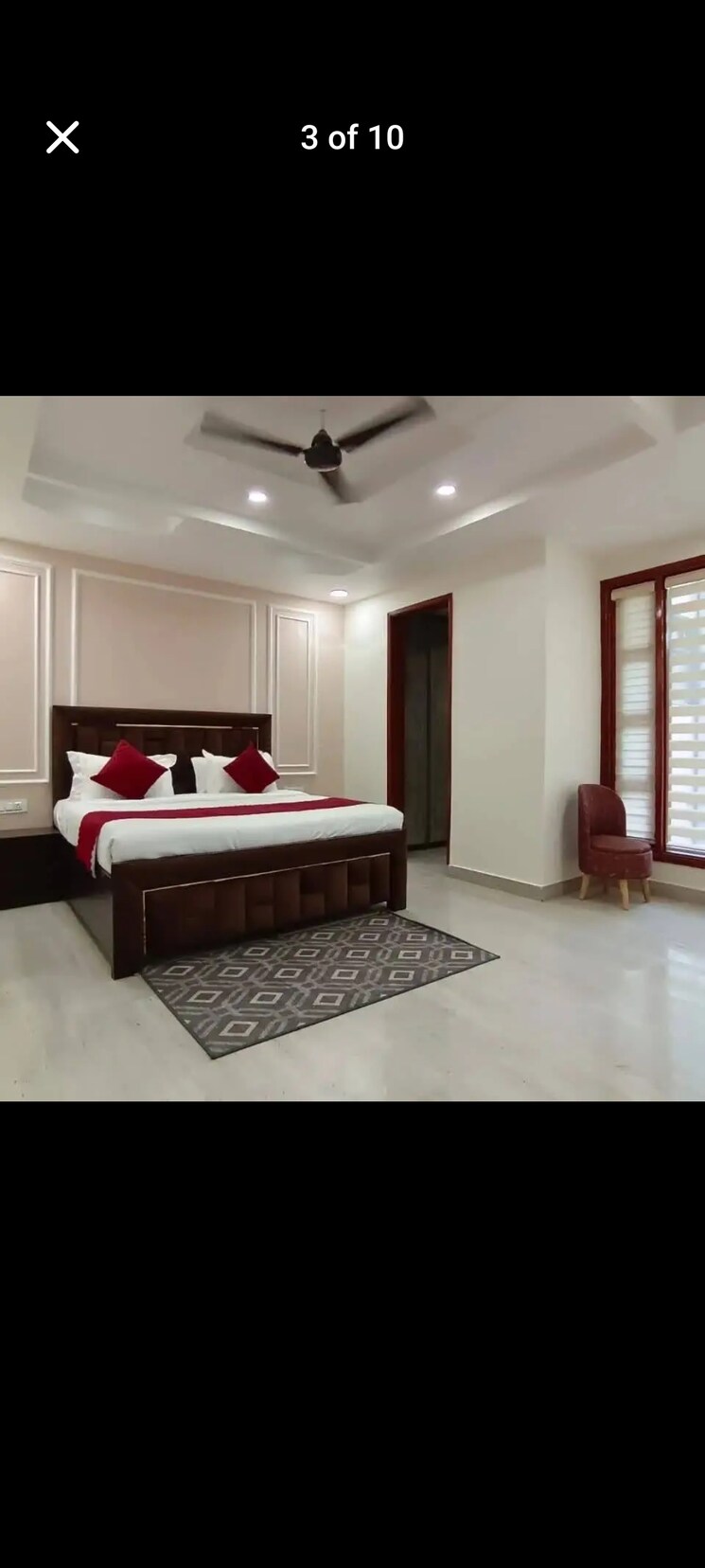 Bedroom, vasant kunj 3 Bedroom 1800 Sq.Ft. Builder Floor In Vasant Kunj Delhi 9094693