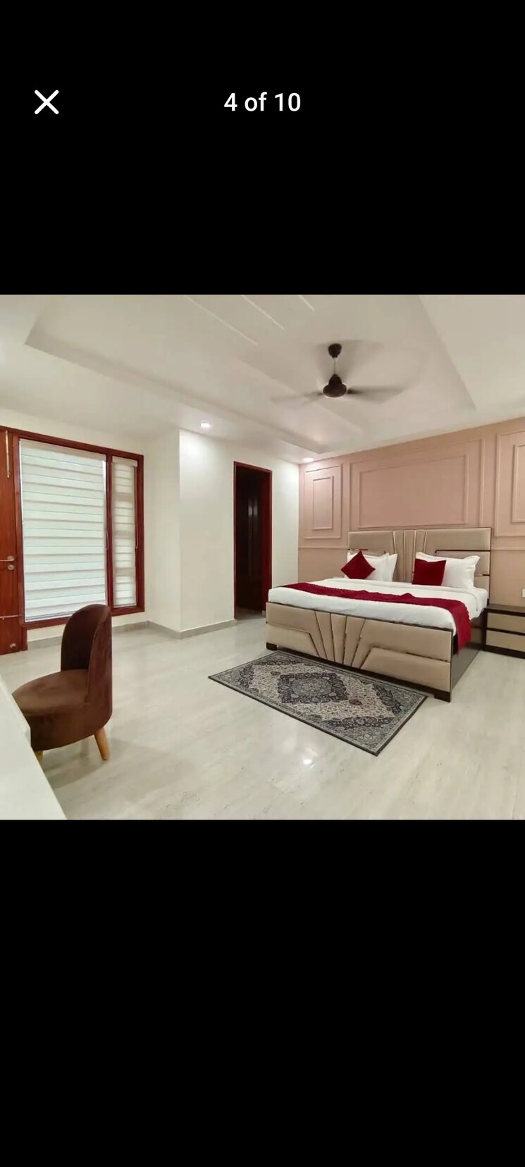 Bedroom, vasant kunj 3 Bedroom 1800 Sq.Ft. Builder Floor In Vasant Kunj Delhi 9094693