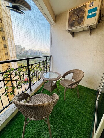 Balcony in 1 BHK Apartment at Nimbus The Golden Palm, Sector 168 – for Rent