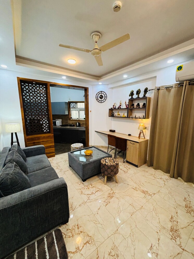 Living Room, nimbus-the-golden-palm 1 Bedroom 756 Sq.Ft. Apartment In Sector 168 Noida 9094745